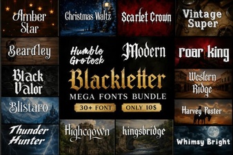 The Creative Power of Modern Blackletter Fonts