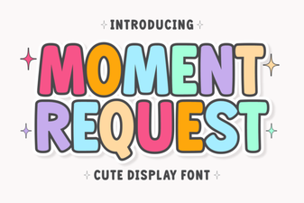 Craft Designs with Moment Request Font