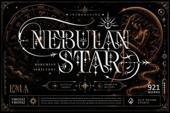 Nebulan Star Font: Modern Design & Creative Applications
