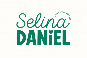 Selina Daniel Duo Font: a Creative Web Design Asset
