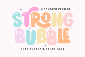 Bubble Font Designs for Bold, Fun Projects